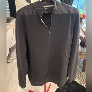 GAP Men's Dark Gray Zip-Up Sweater